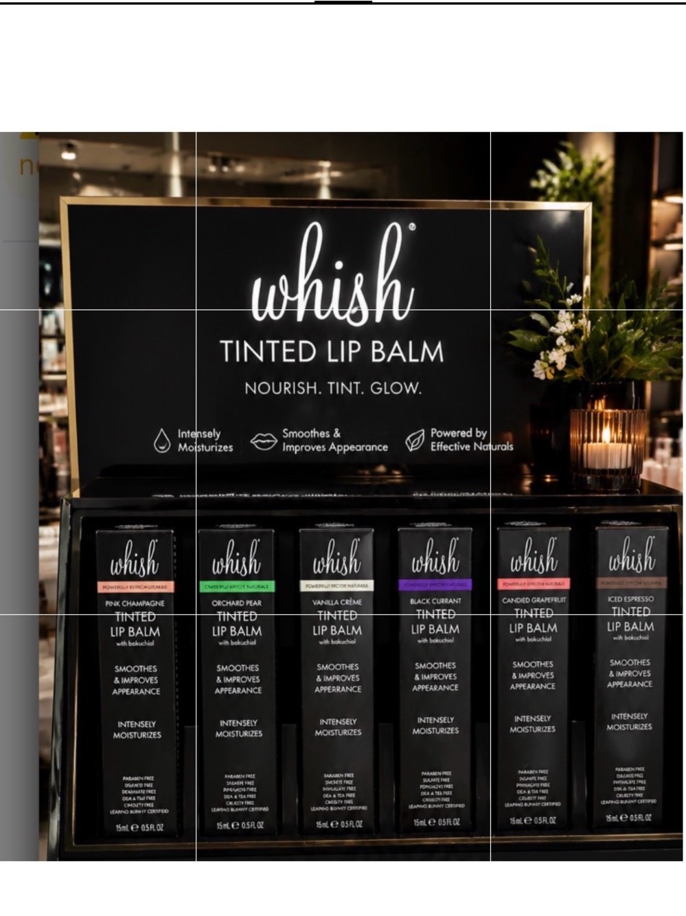 Whish Tinted Lip Balm — Hydrating Tinted Lip Treatment 6pc gift box